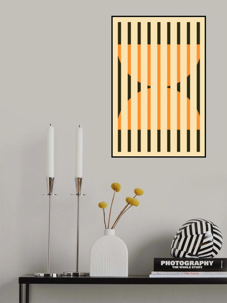 Faded Geometric #4 Poster och Canvastavla