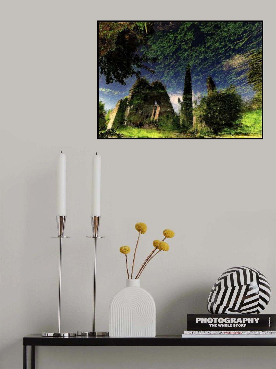 reflected ruins Poster och Canvastavla