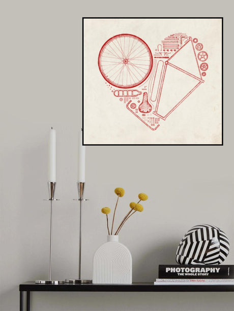 Love Bike Nº2 Poster och Canvastavla