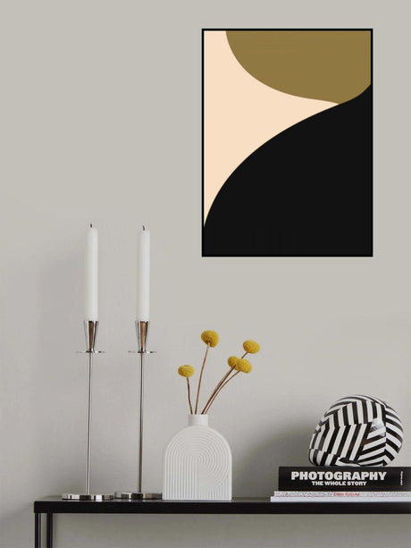 Minimal Abstract Curves Poster och Canvastavla