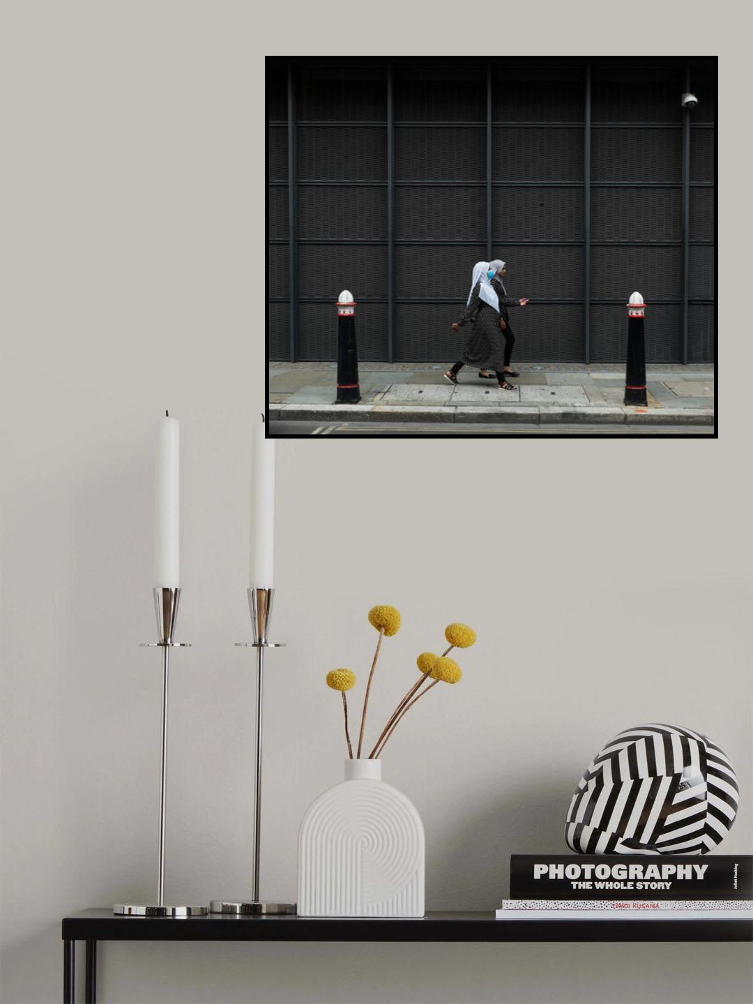 Walking togheter Poster och Canvastavla