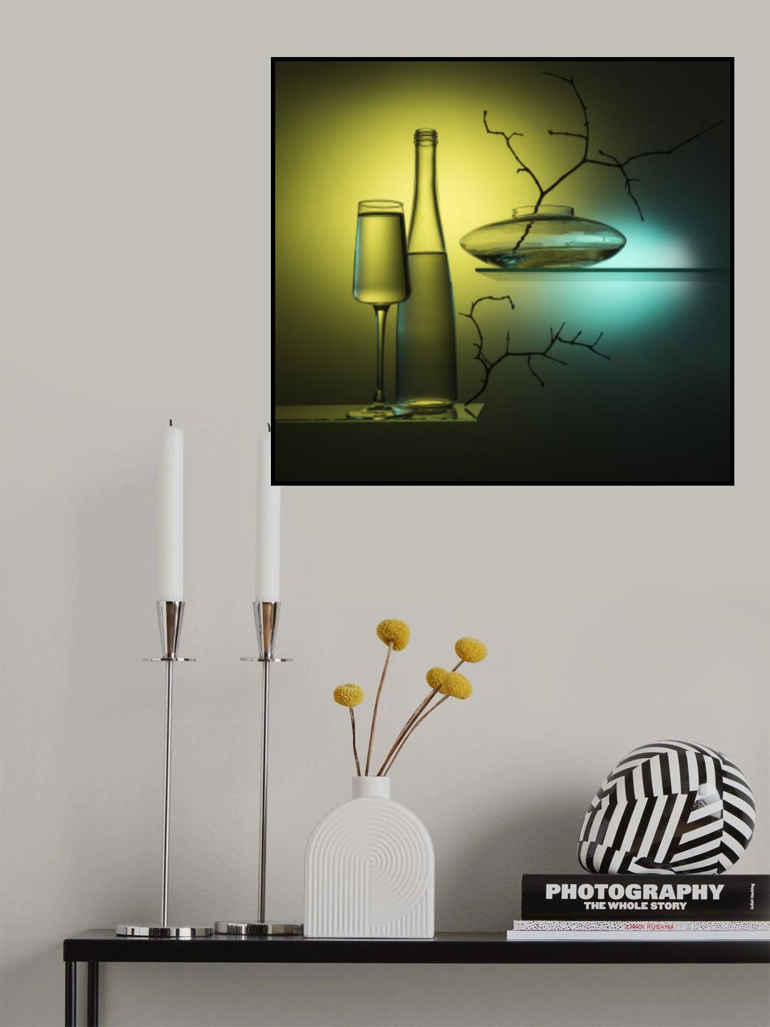 From the series "Experiments with glass" Poster och Canvastavla