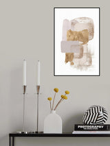 Neutral Gold 2 Poster och Canvastavla