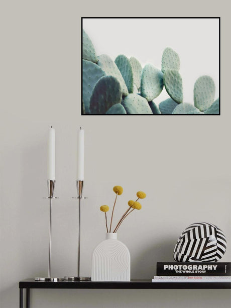 Pastel Cactus Poster och Canvastavla