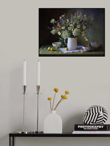 Still life with a bouquet of meadow flowers Poster och Canvastavla