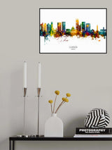 Luanda Angola Skyline Poster och Canvastavla