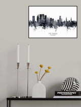 The Hague Netherlands Skyline Poster och Canvastavla