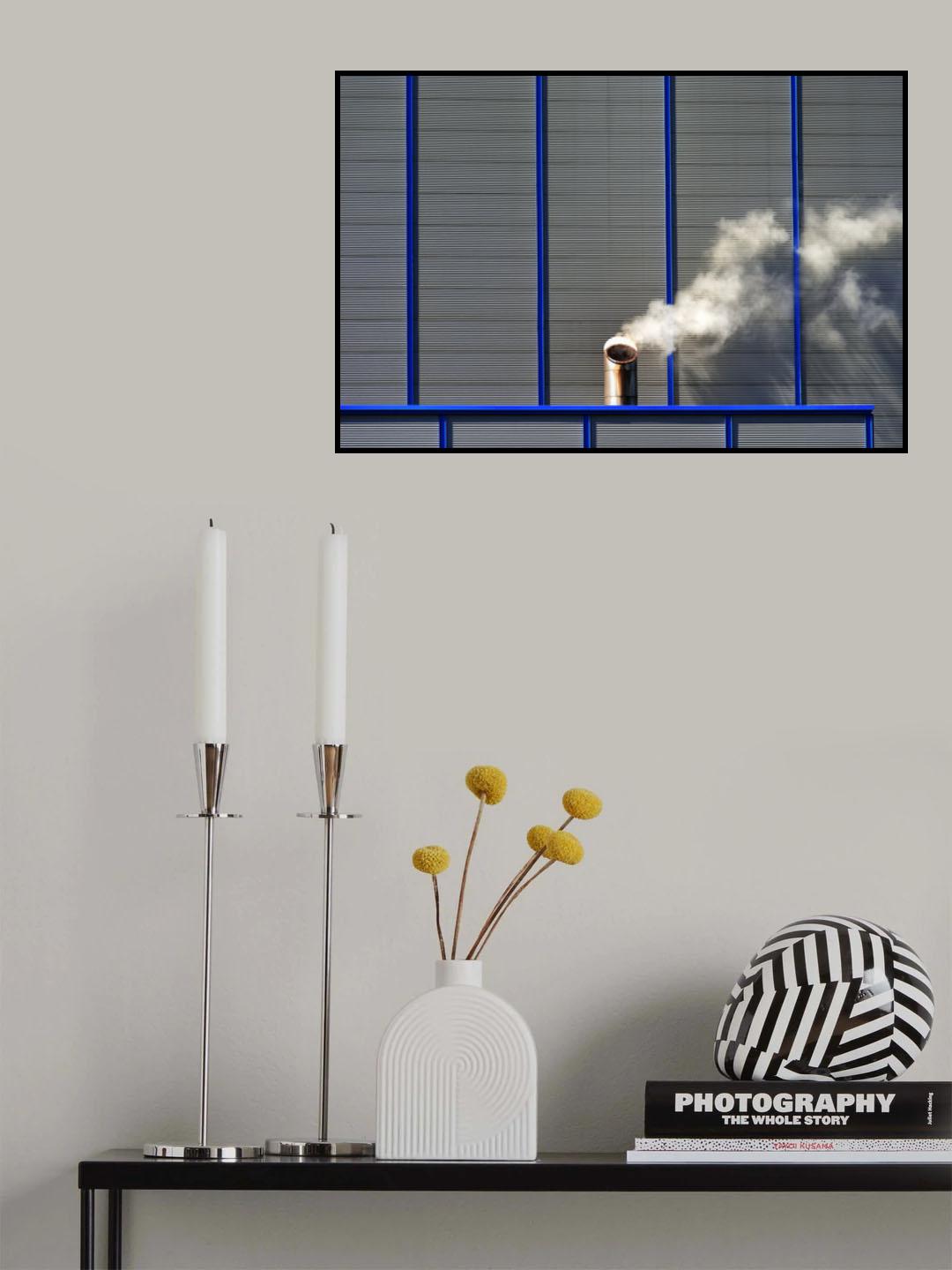 Smoke and Lines Poster och Canvastavla