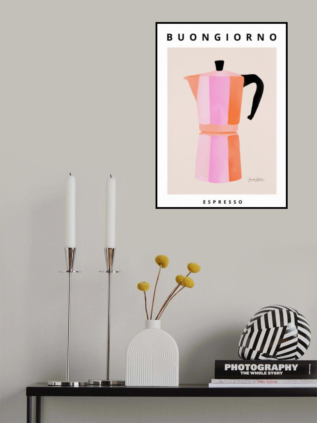 Buongiorno Espresso Poster och Canvastavla