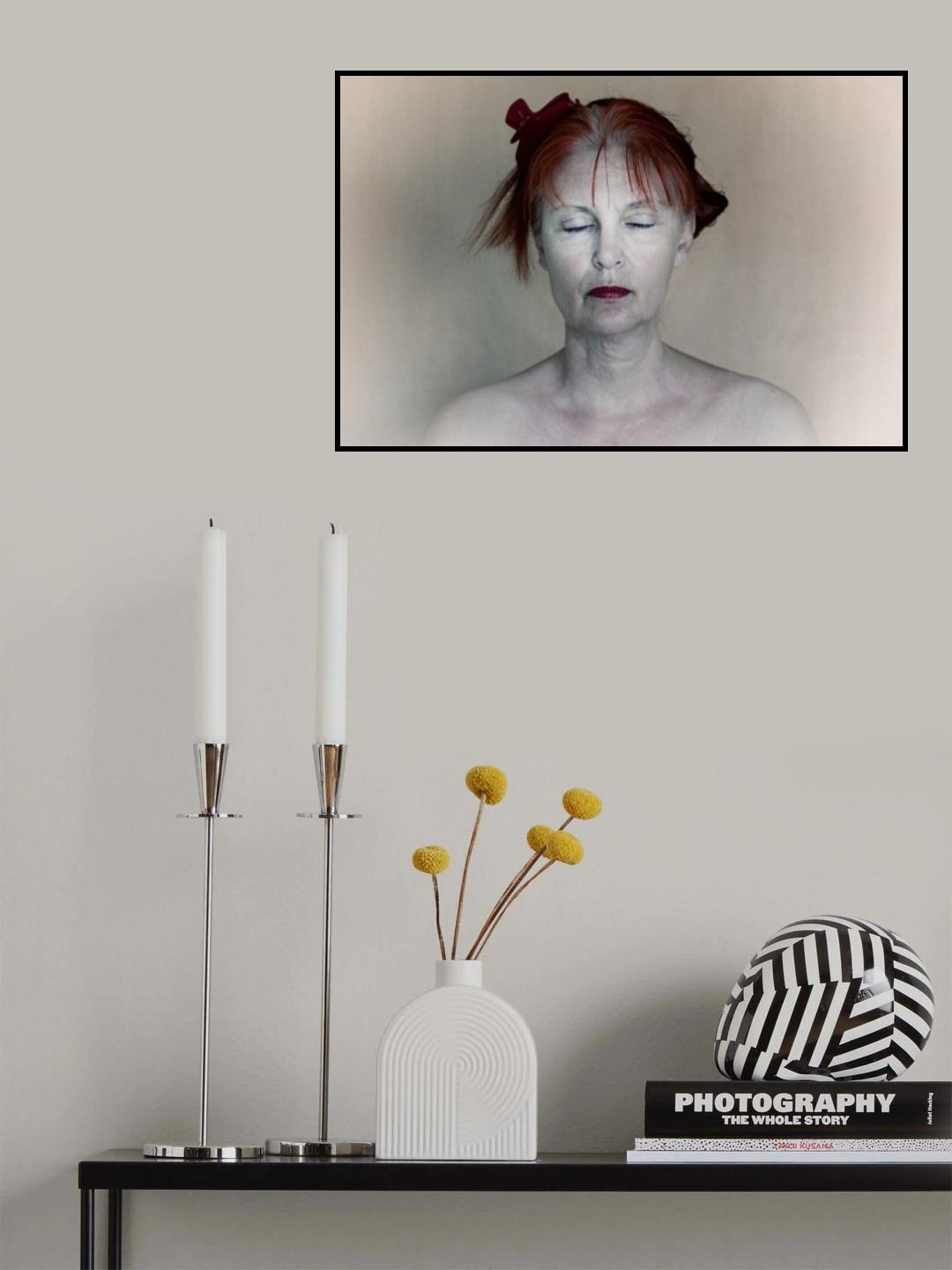 She dreams of Second Spring............ self portrait Poster och Canvastavla