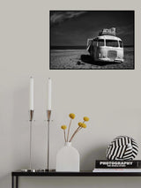Beached Bus Poster och Canvastavla