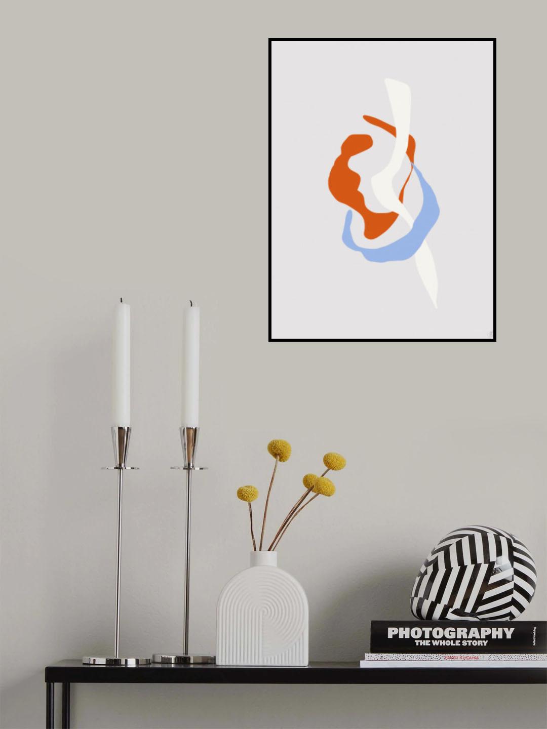 Scandi Abstract 8 Poster och Canvastavla