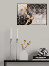 Smoky Cubes Poster och Canvastavla
