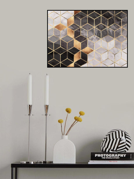 Smoky Cubes Poster och Canvastavla