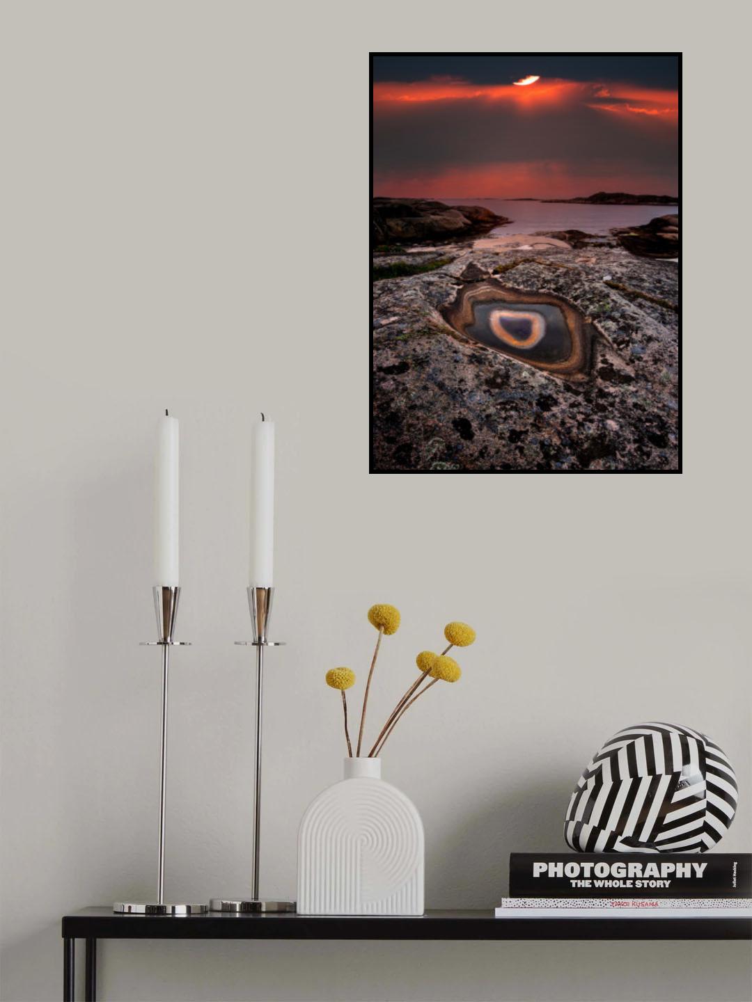 The cliff is looking at you Poster och Canvastavla