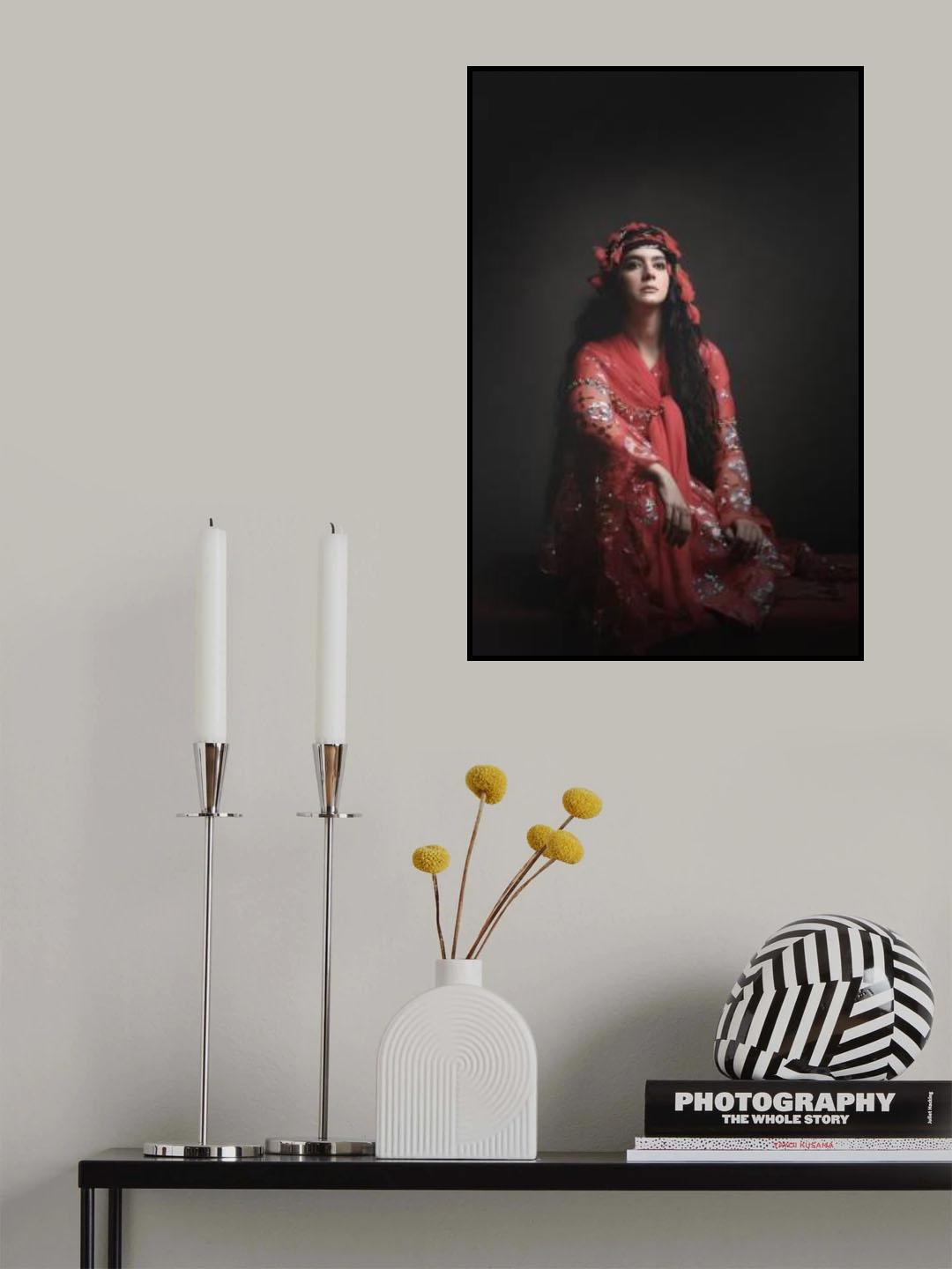 Kurdish Girl Poster och Canvastavla