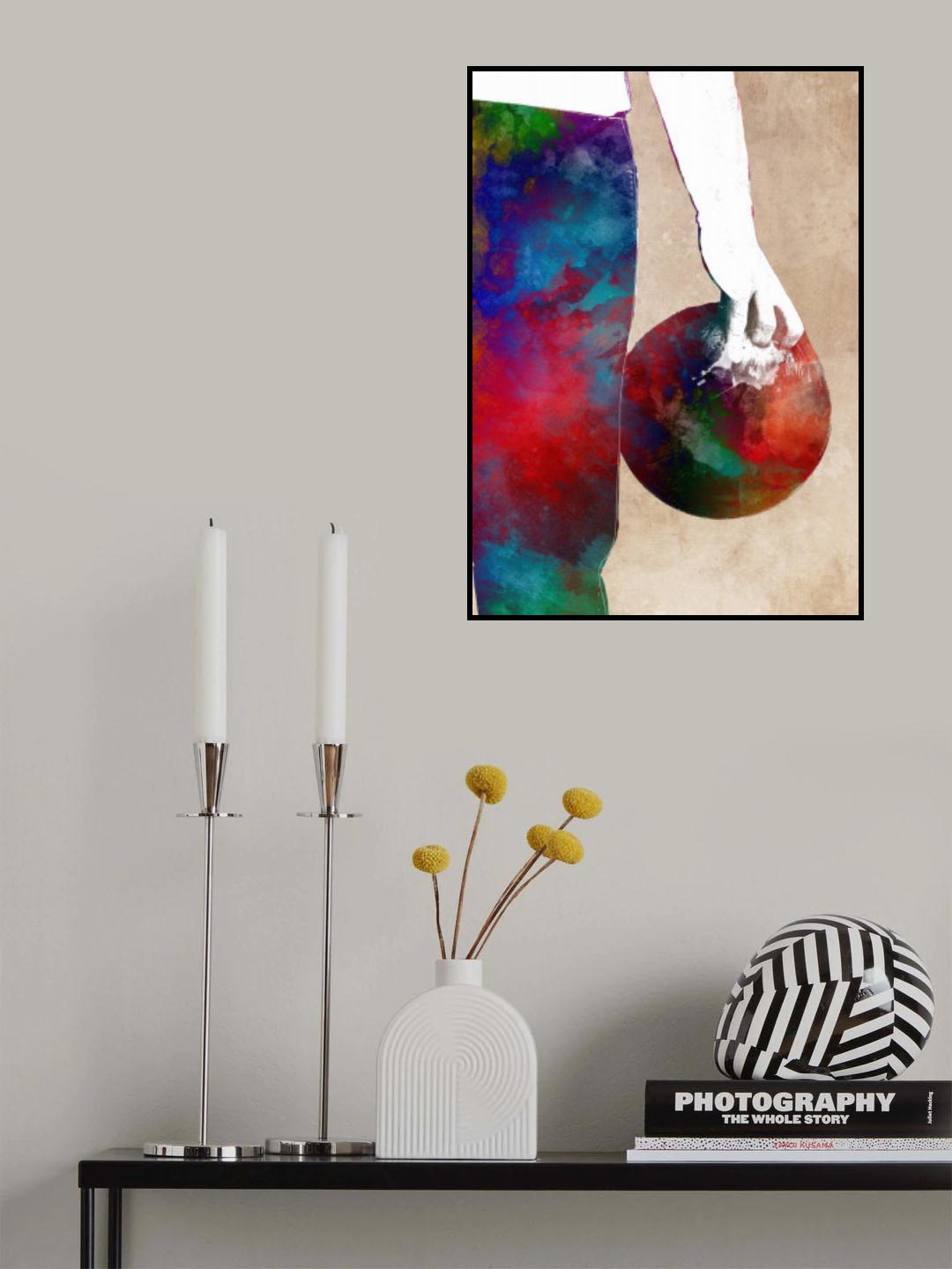 Bowling Sport Art 4 Poster och Canvastavla