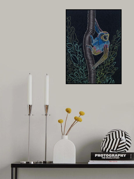 Thailand Gibbon Poster och Canvastavla