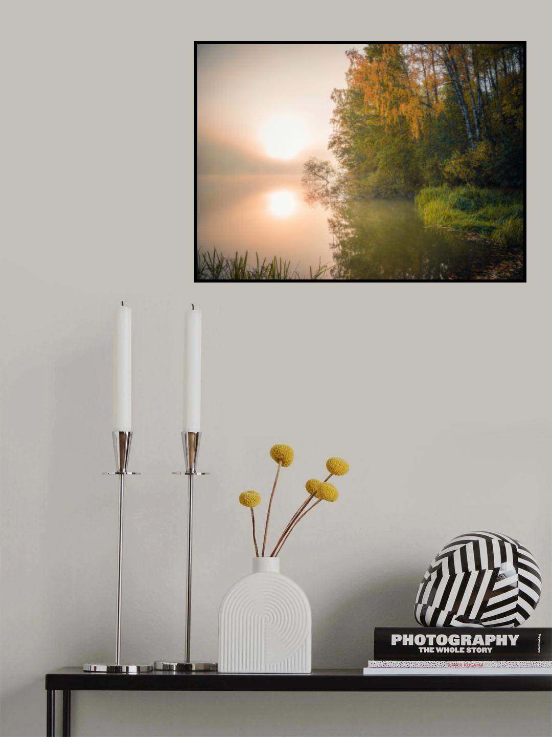Swedish lake Poster och Canvastavla
