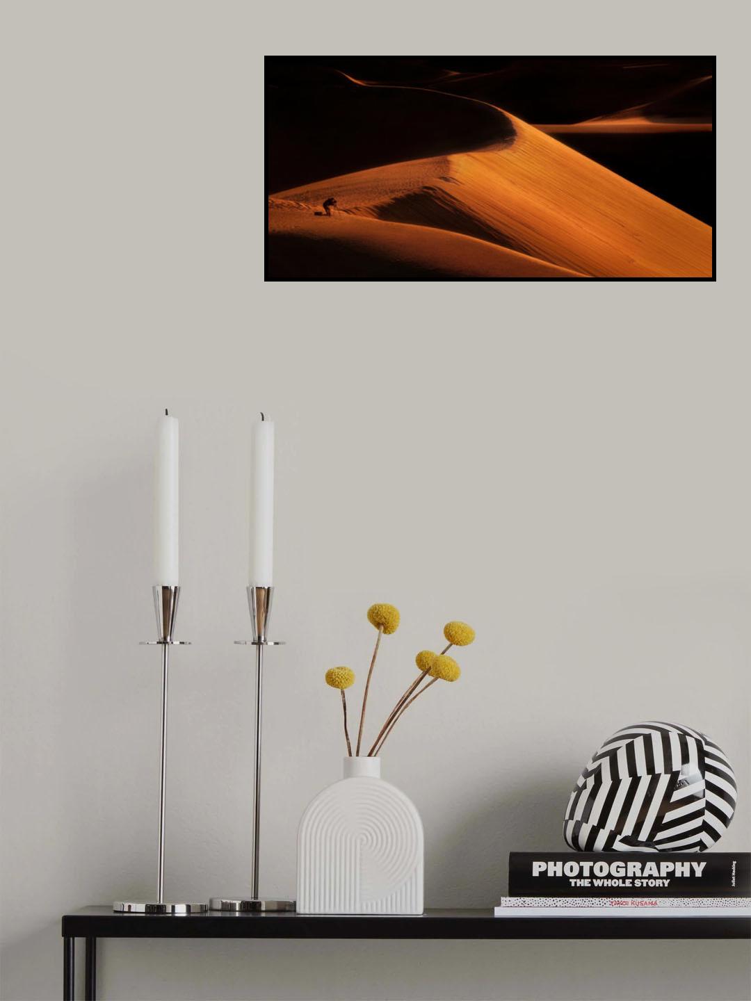 Mesquite Sand Dunes Poster och Canvastavla