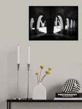 Cloister of the Sanctuary of Meritxell Poster och Canvastavla