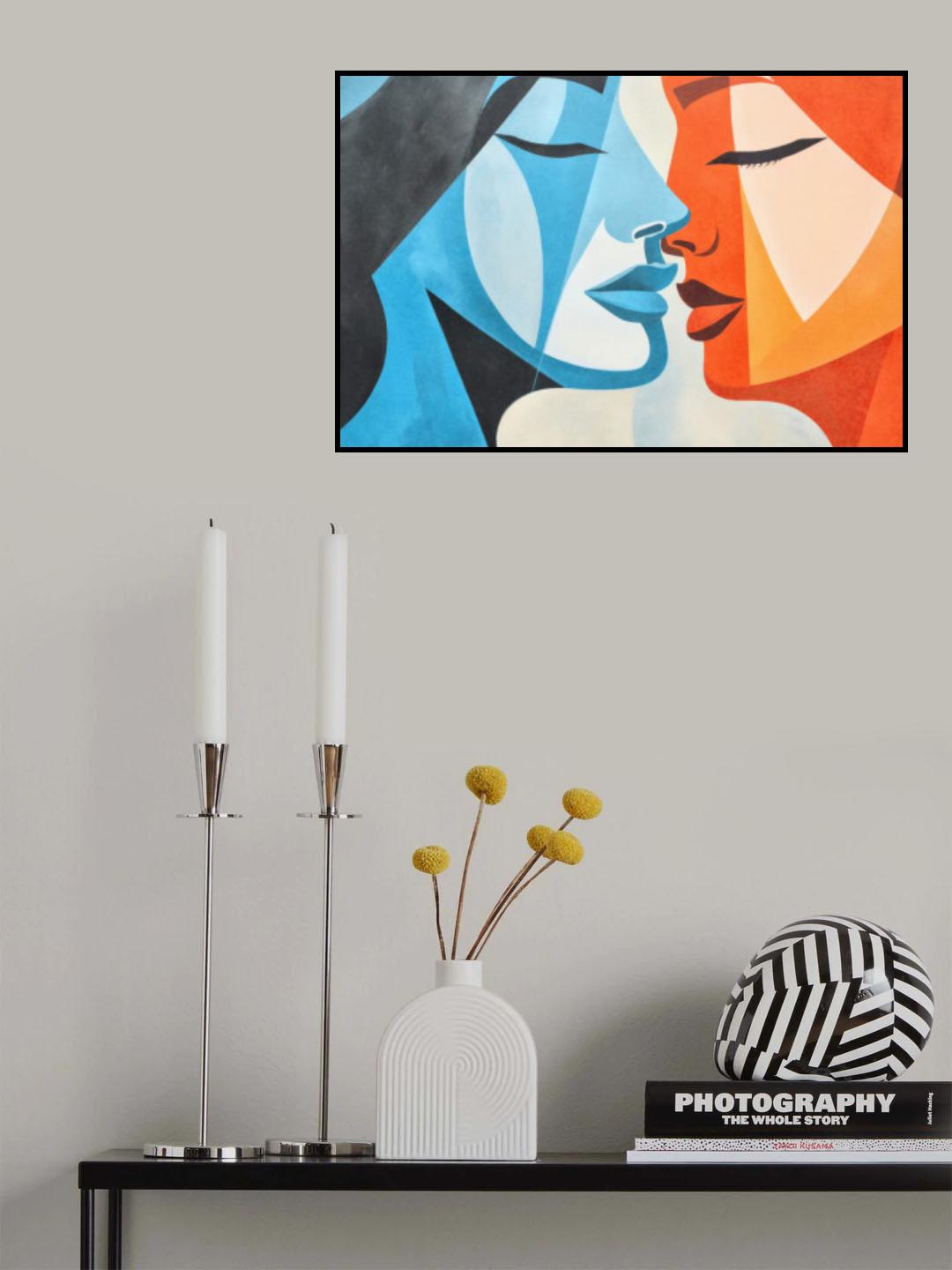 Kissing You Poster och Canvastavla