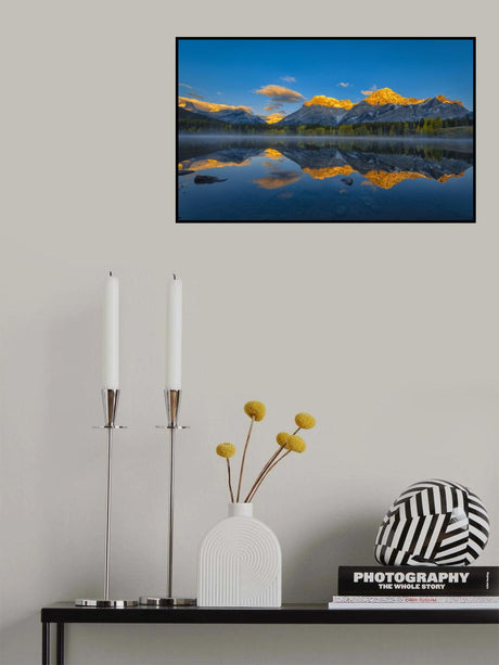 A Perfect Morning in Canadian Rockies Poster och Canvastavla