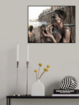 daily life at a Laarim village-0859 Poster och Canvastavla
