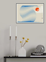 The Wave Biscuit - Blue Poster och Canvastavla