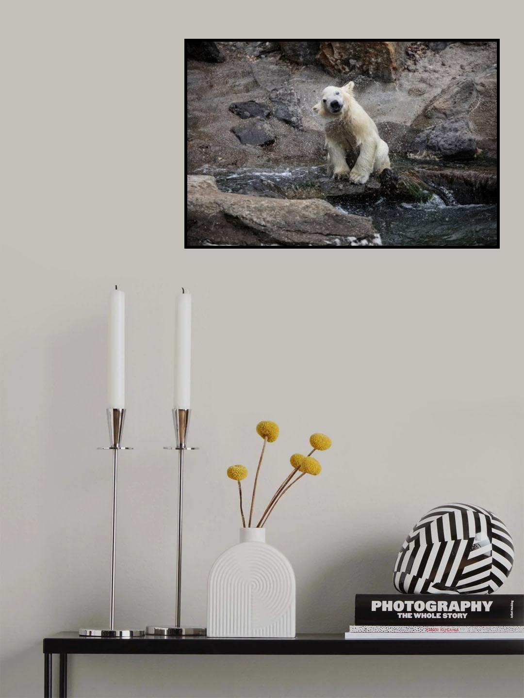 HER CUTENESS, the little water lover Poster och Canvastavla