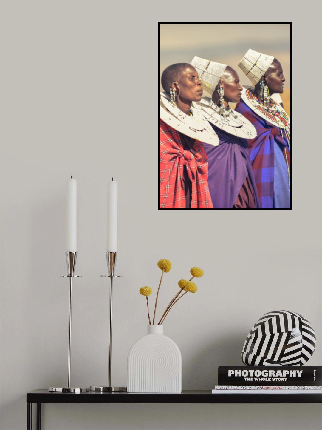 Masai Poster och Canvastavla