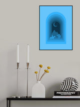 Cool Desert Night Poster och Canvastavla