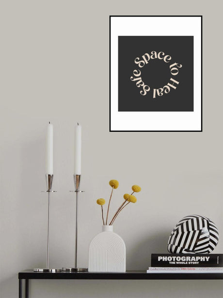 Safe Space Poster och Canvastavla