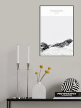 Mountain Natura Photography Poster och Canvastavla