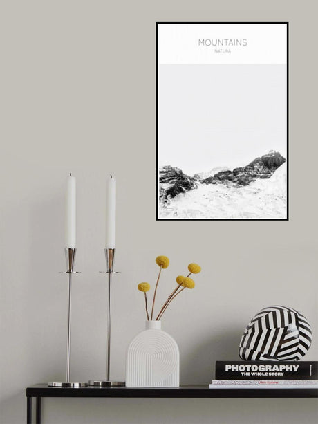 Mountain Natura Photography Poster och Canvastavla