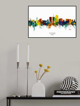 Tucson Arizona Skyline Poster och Canvastavla