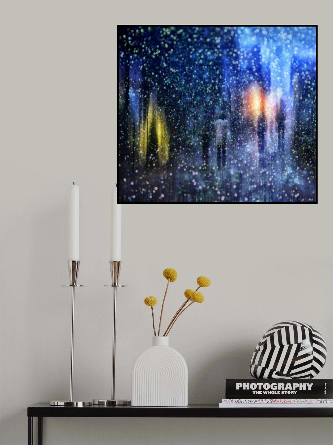 Glitter Street Poster och Canvastavla