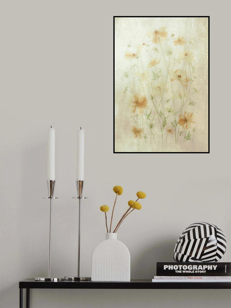 Yellow Cosmos Poster och Canvastavla