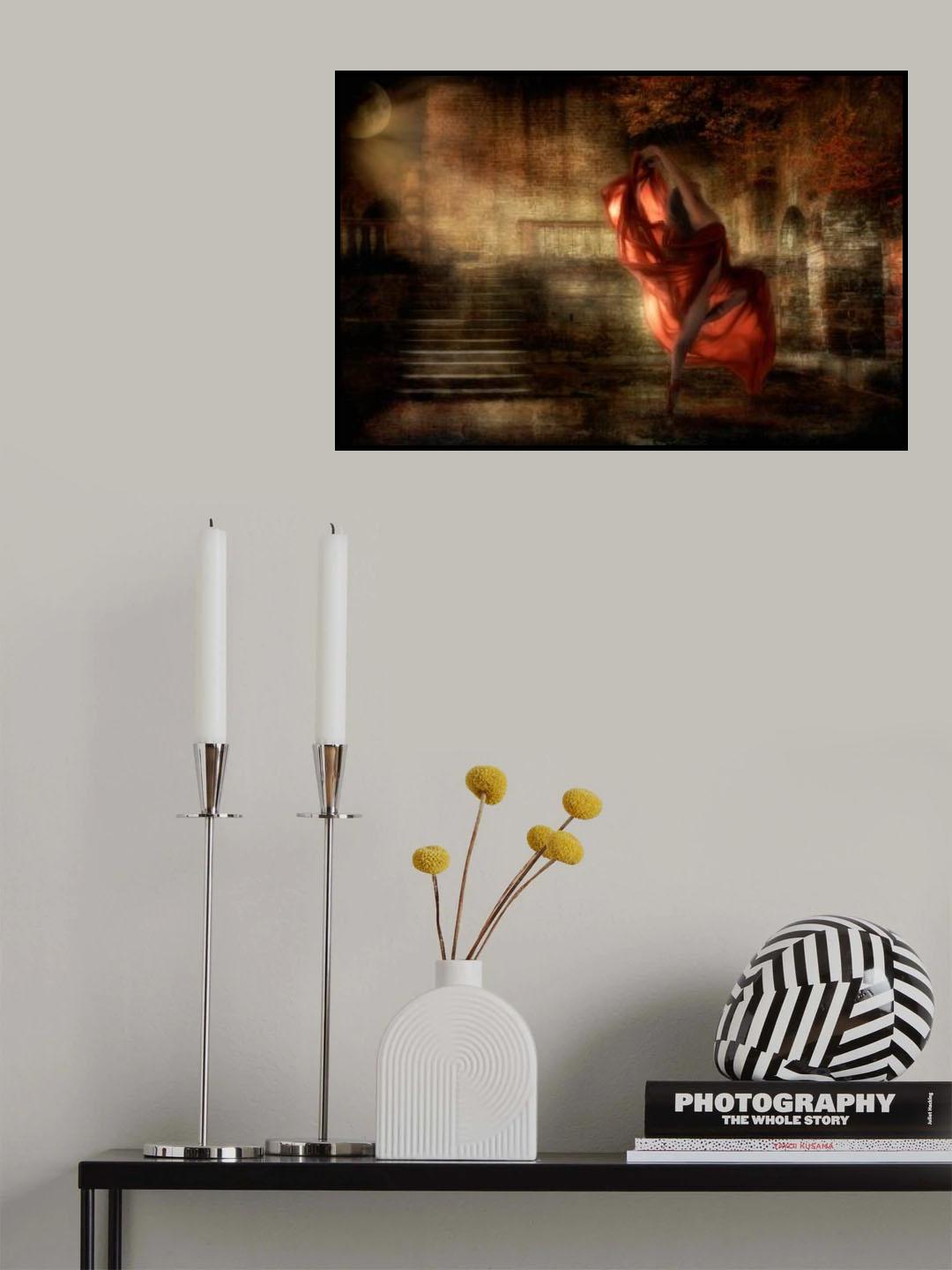 Touch the light glow, to wash your soul.... Poster och Canvastavla