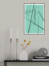 Angular Lines No 9 Poster och Canvastavla