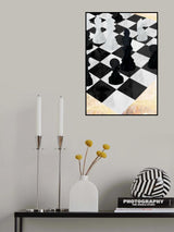 Chess black and gold2 Poster och Canvastavla