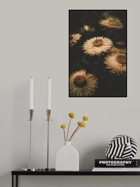 Faded Flowers Poster och Canvastavla