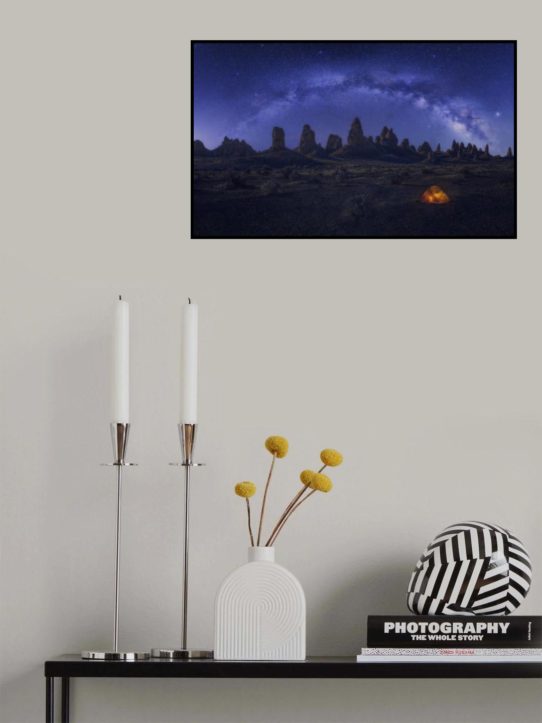 Milky Way Over The Strange Land Poster och Canvastavla