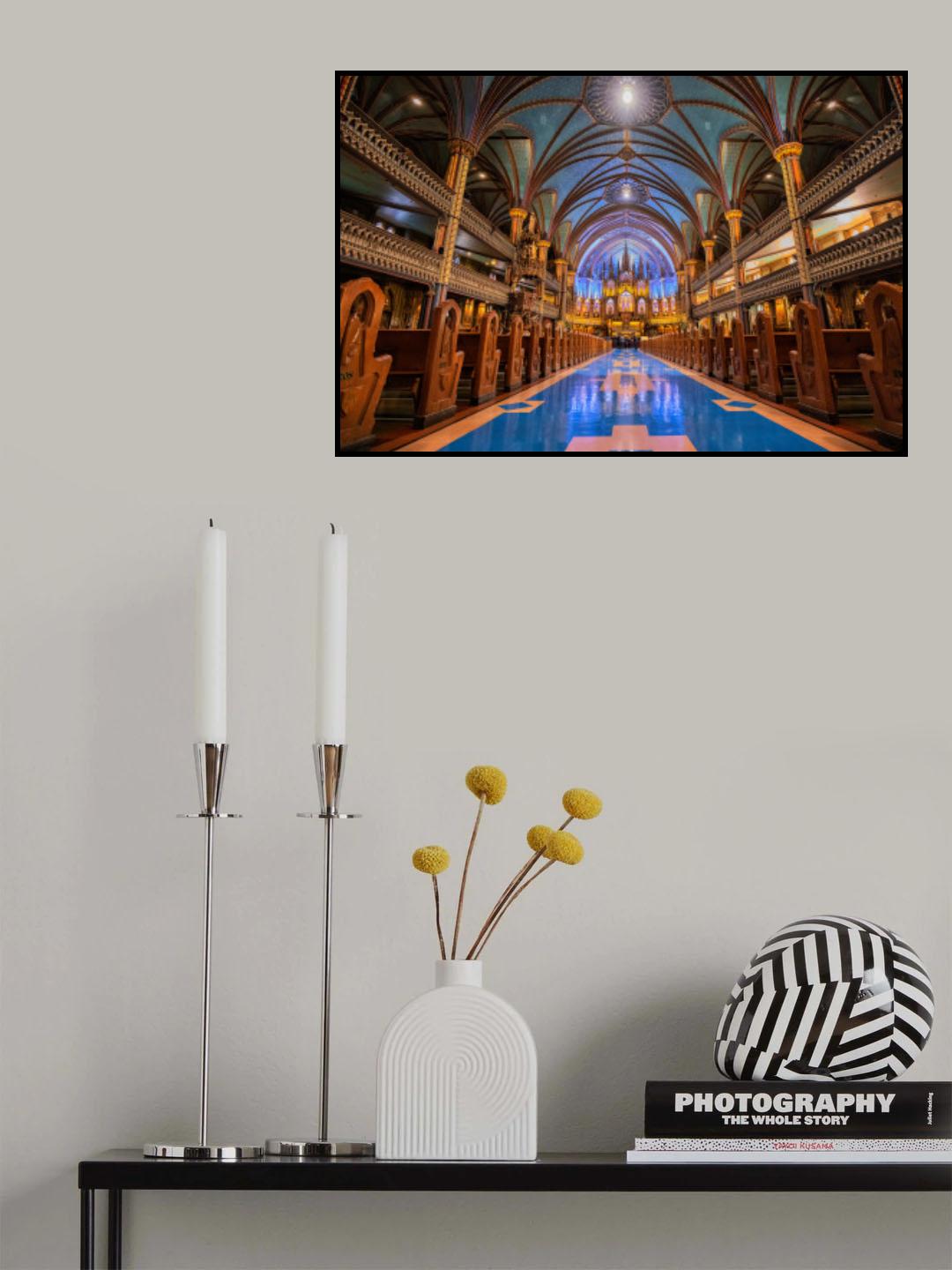 Notre Dame de Montreal Poster och Canvastavla