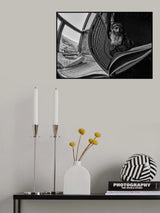 Old men he is reading Poster och Canvastavla