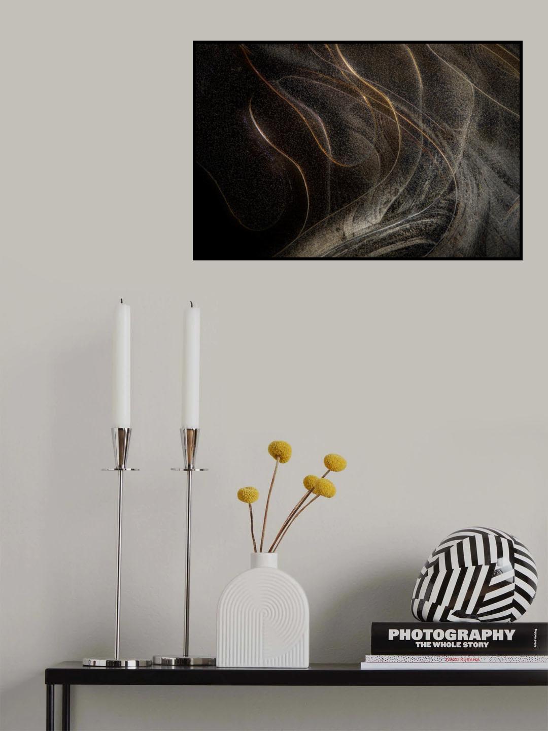 Ice lines Poster och Canvastavla