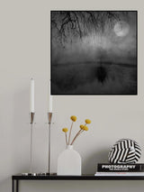November Moon Poster och Canvastavla
