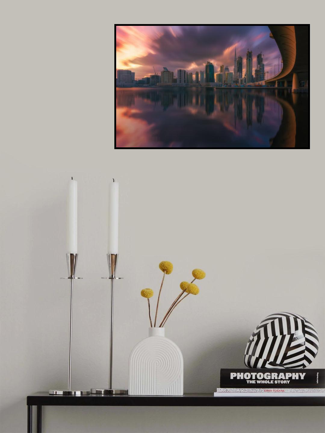 Clouds over Dubai Poster och Canvastavla