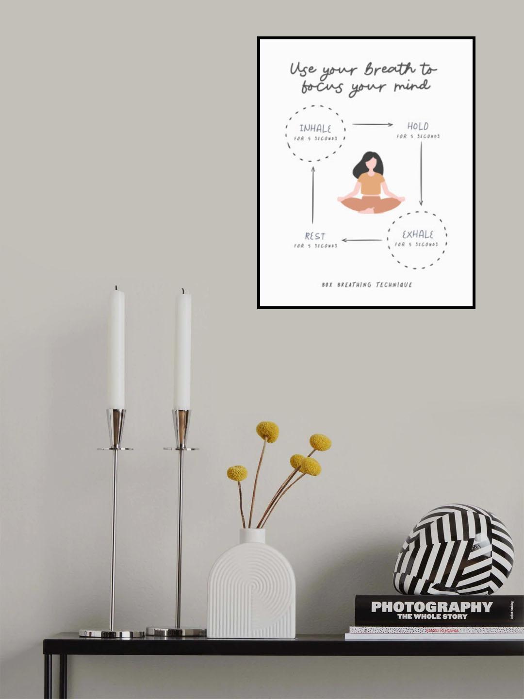 Box Breathe Poster och Canvastavla