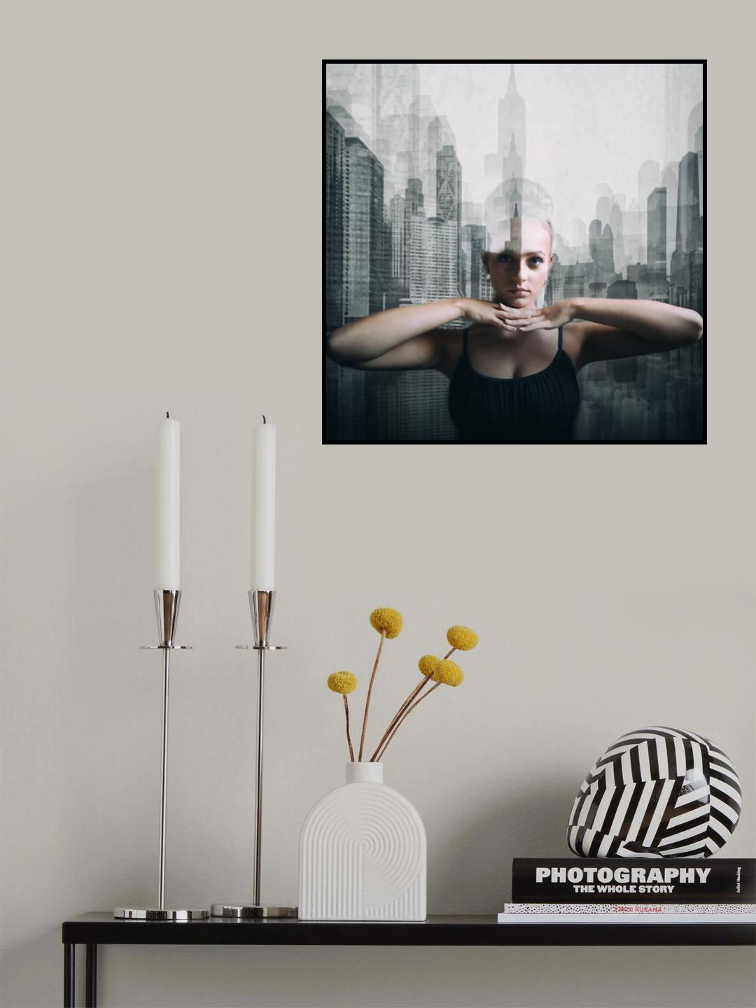 Celina's City Poster och Canvastavla